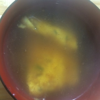 たけのこ の あんかけ卵スープ